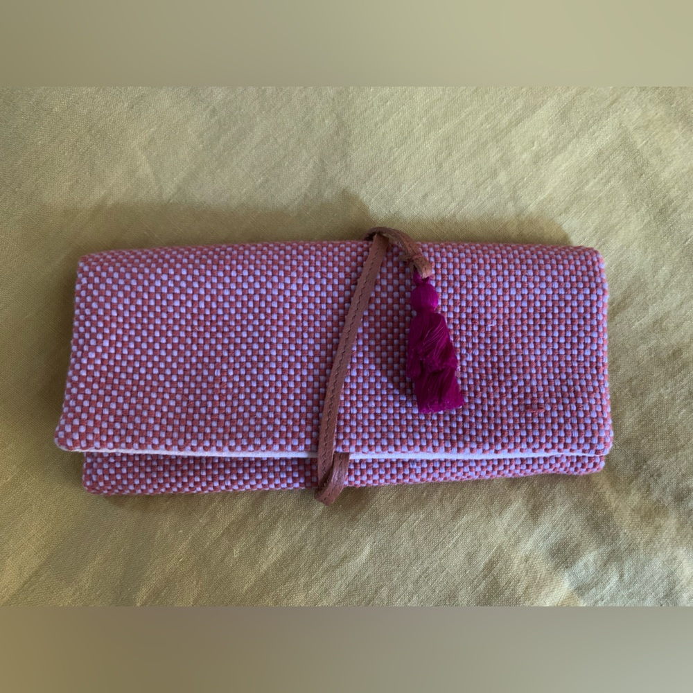 Anthro travel jewelry clutch
